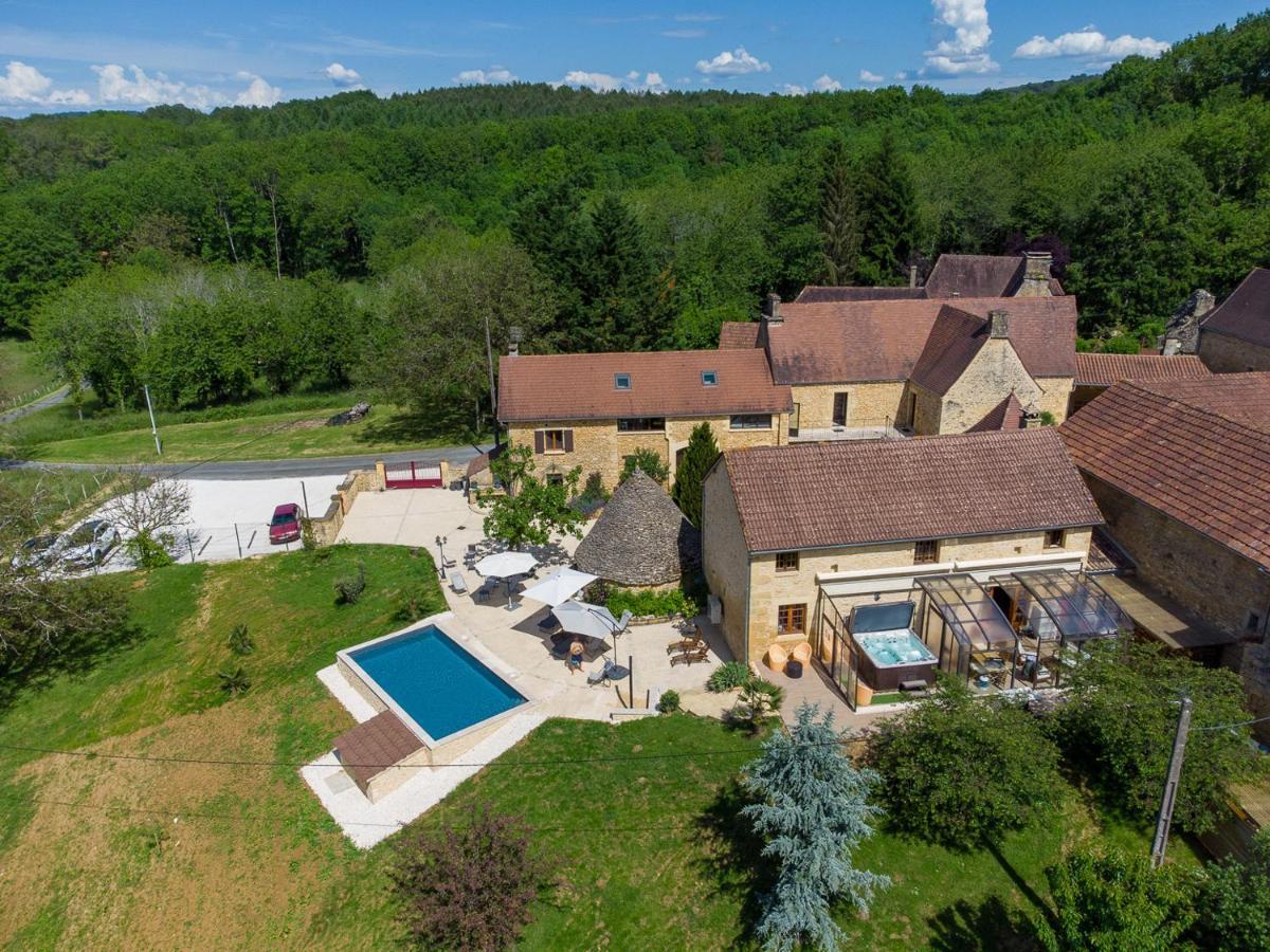 Le Four à Pain, Gîte avec piscine et SPA proche Sarlat Marquay Exterior foto